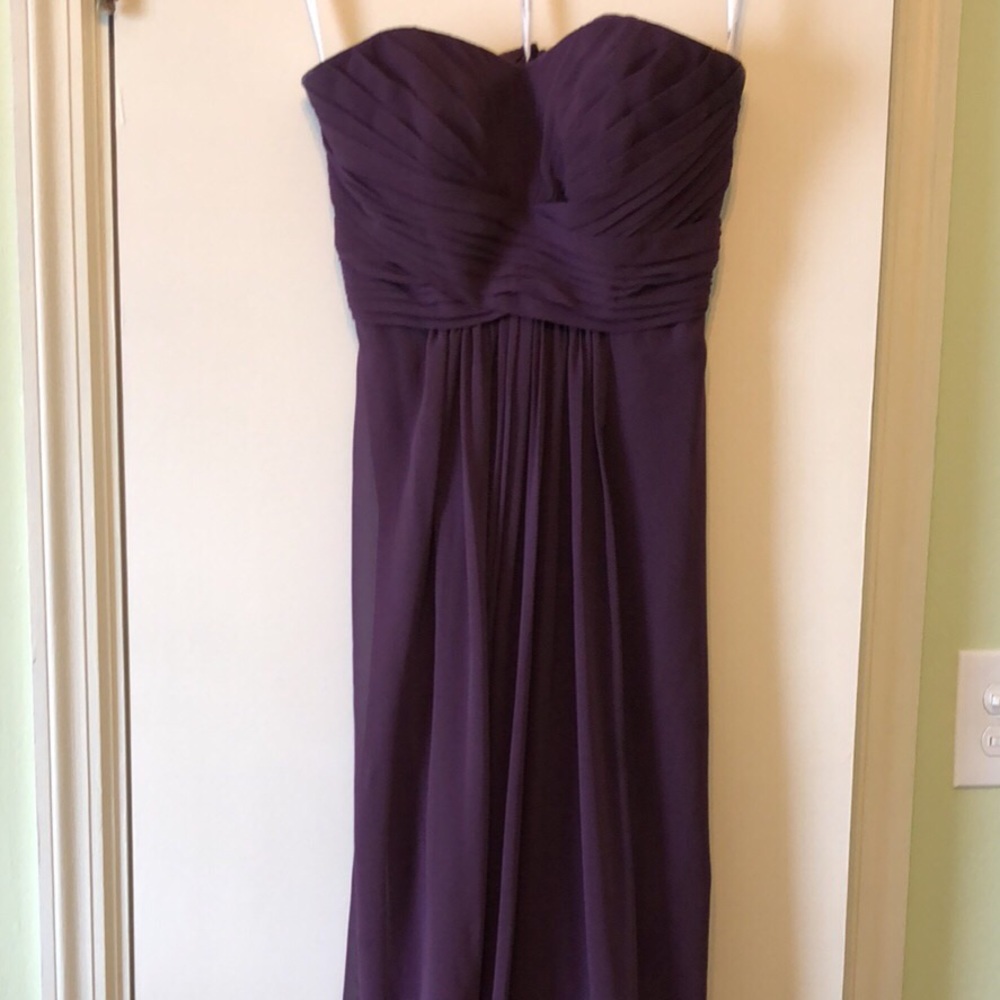 David’s Bridal Long Bridesmaid Dress